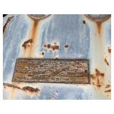 Pallet of 6" Flange Plug Valves. The shaft has a lever arm.