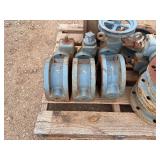 Pallet of DeZurik Valves