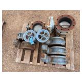 Pallet of DeZurik Valves