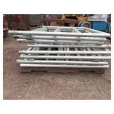 Commercial Metal Guard Rails or Protective Barriers. Approx. 8 rails
