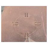 Steel work table H 32” x 42” x 42”