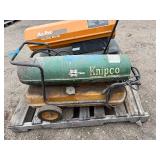 2 torpedo portable heaters: All Pro and Knipco