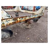 Steel rolling work table H 36” x 40” x 40”