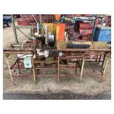 Metal Cutting Conveyer Saw Station, L 100” W 56” x H 58”