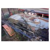 Small Utility Trailer with Ramp - 77" x 12