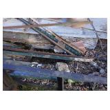 Small Utility Trailer with Ramp - 77" x 12