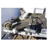 Pontoon with Scissor Trailer - 30 HP Johnson Outboard