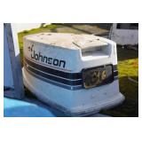 Pontoon with Scissor Trailer - 30 HP Johnson Outboard