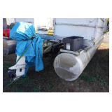 Pontoon with Scissor Trailer - 30 HP Johnson Outboard