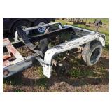 Heavy Duty Single Axle Trailer - Cradle for Tank or Smoker - For Parts