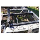 Heavy Duty Single Axle Trailer - Cradle for Tank or Smoker - For Parts