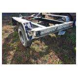 Heavy Duty Single Axle Trailer - Cradle for Tank or Smoker - For Parts