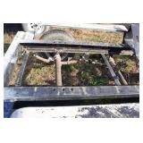 Heavy Duty Single Axle Trailer - Cradle for Tank or Smoker - For Parts