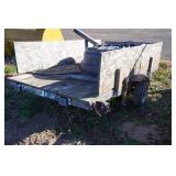 Small Utility Trailer - Wood Sides - 4