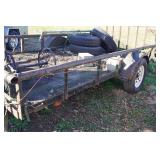 Utility Trailer with Front Cage - 83" x 12