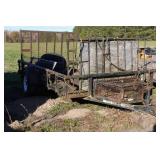 Utility Trailer with Front Cage - 83" x 12