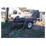 Utility Trailer with Front Cage - 83" x 12