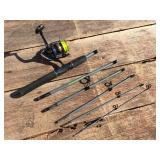 SOUTH BEND Raven Fishing Rod with DAIWA Sweepfire 2500-2B Reel