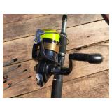SOUTH BEND Raven Fishing Rod with DAIWA Sweepfire 2500-2B Reel