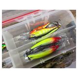 PLANO Tackle Box with 25 Like New RAPALA - Over $400 Retail!