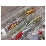 PLANO Box with 40+ Lures Including RAPALA