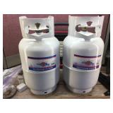 (2) 11 Lb Propane Cylinders - Handy Size! Empty