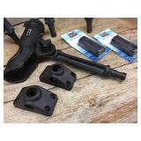 (4) SCOTTY Adjustable Rod Holders - with 2 Mounts + Adapters