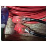 100 Ft? Red Extension Cord with Double Female End