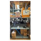 Cell Phone Accessories chargers and USB-C cables, Fishing pole and tackle.