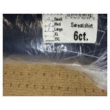 5 shelves of mostly Minnesota shirts, sweatshirts & jackets