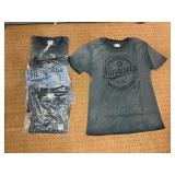 5 shelves of MN, WI, Iowa apparel various sizes designs & colors