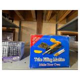 Lighters/smoking accessories: BBQ lighters, Fujima plastic holders, tube filling machine, metal grinders