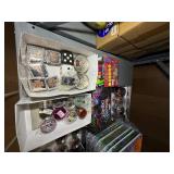 Lighters/smoking accessories:  cigarette cases, grinders, lighters, cig extinguisher, eagle ash trays