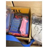 Knives, Striker Pepper Spray, Handcuffs, Lead Pellets, Camper Tools