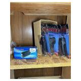 Knives, Striker Pepper Spray, Handcuffs, Lead Pellets, Camper Tools
