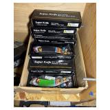 Knives, Striker Pepper Spray, Handcuffs, Lead Pellets, Camper Tools