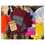 Assorted hats, gloves, masks, Numb Skill Ice Towels, Motley Tubes. Note: All merchandise is new