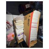 Hats, snow scrapers, gloves, chargers, electronic carrying cases