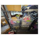 Hats, snow scrapers, gloves, chargers, electronic carrying cases