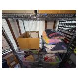 Hats, snow scrapers, gloves, chargers, electronic carrying cases