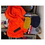 Assorted gloves, hats, jackets, hunting vests, masks Note: All merchandise is new