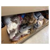 Winter hats and gloves