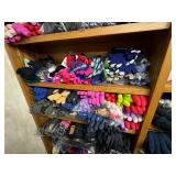 Winter hats, masks, and gloves Note: All merchandise is new