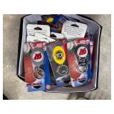 Key chains, bottle openers, shot glasses, magnets