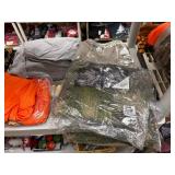 Shirts, sweatshirts, shot glasses, blankets, wallets, winter hats, incense, decals, flash lights, bracelets