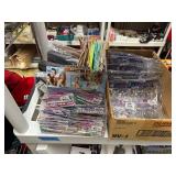 Shirts, sweatshirts, shot glasses, blankets, wallets, winter hats, incense, decals, flash lights, bracelets