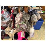 Winter hats. (4) Display racks included
