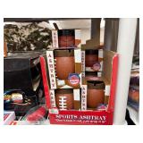 Smoking accessories, sweatshirts, towels, hats