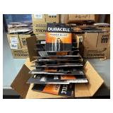 Duracell, Panasonic, and Toshiba batteries