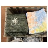 Hats, sweatshirts, shirts, jackets, dream catchers